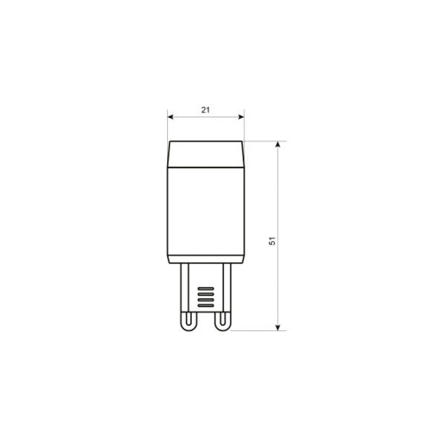 LED Žiarovka G9/3,5W/230V 3000K