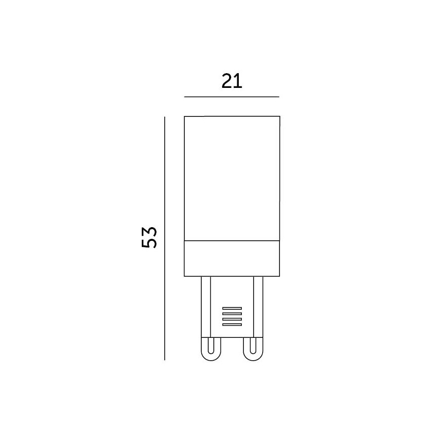 LED Žiarovka G9/3W/230V 3000K 100°
