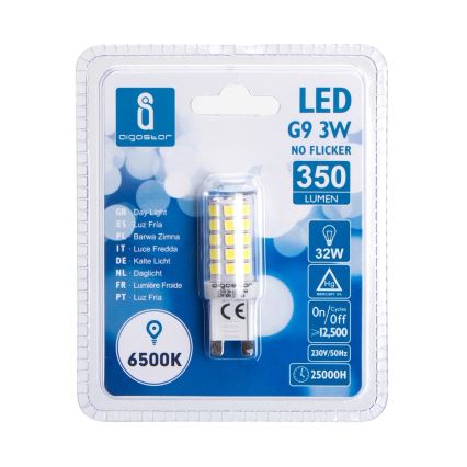 LED Žiarovka G9/3W/230V 6500K - Aigostar