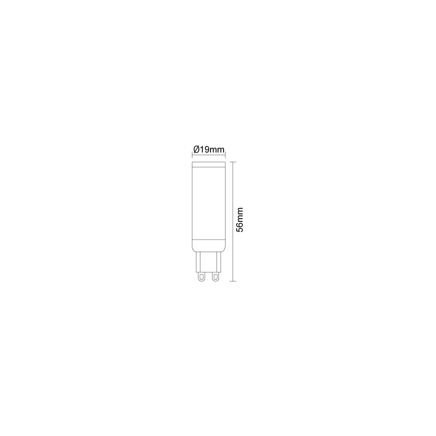 LED žiarovka G9/4,6W/230V 4000K