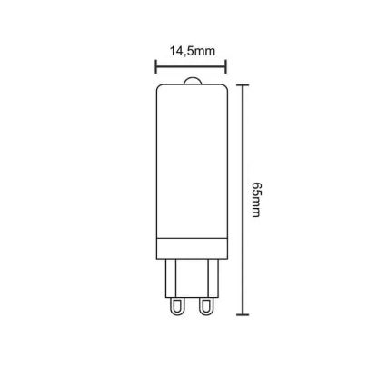 LED Žiarovka G9/4W/230V 2800K