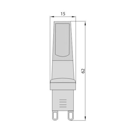 LED Žiarovka G9/4W/230V 3000K