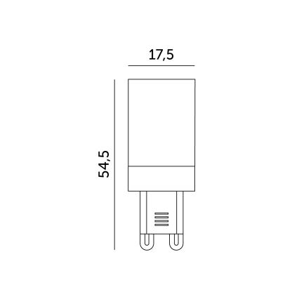 LED Žiarovka G9/4W/230V 3000K