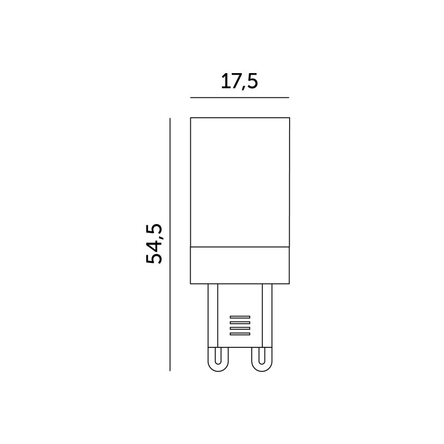 LED Žiarovka G9/4W/230V 6000K