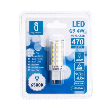 LED Žiarovka G9/4W/230V 6500K - Aigostar