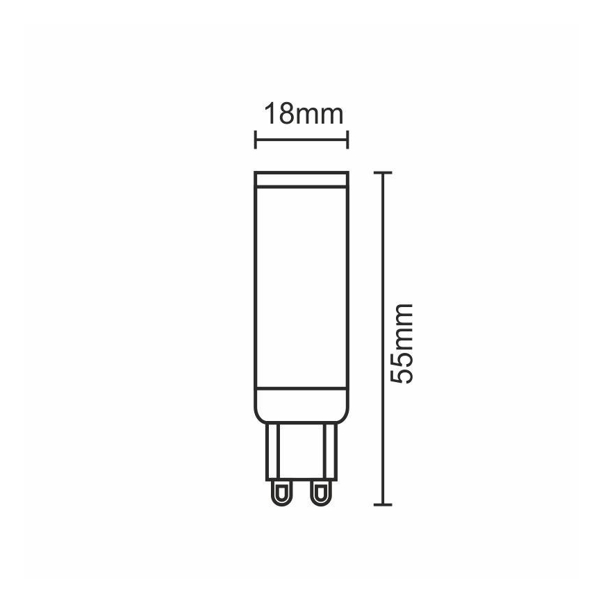 LED Žiarovka G9/5W/230V 2800K