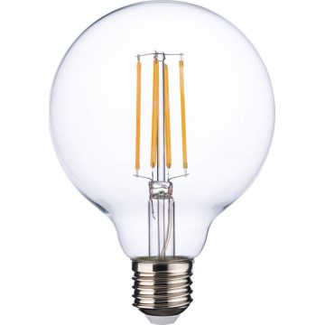 LED Žiarovka G95 E27/6,5W/230V 2700K