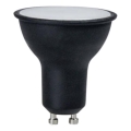 LED Žiarovka GU10/6W/230V 3000K čierna