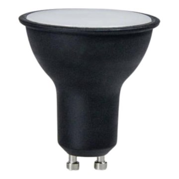 LED Žiarovka GU10/6W/230V 3000K čierna