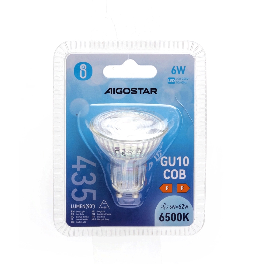 LED Žiarovka GU10/6W/230V 6500K - Aigostar