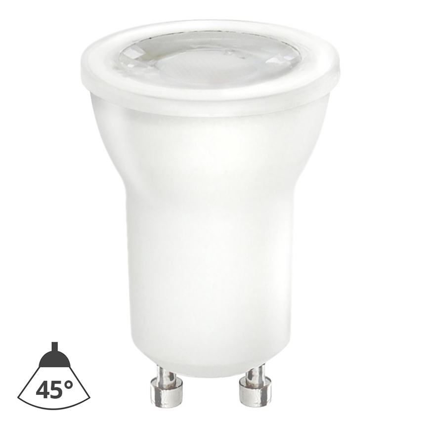 LED Žiarovka GU10-MR11/2W/230V 3000K 45° biela