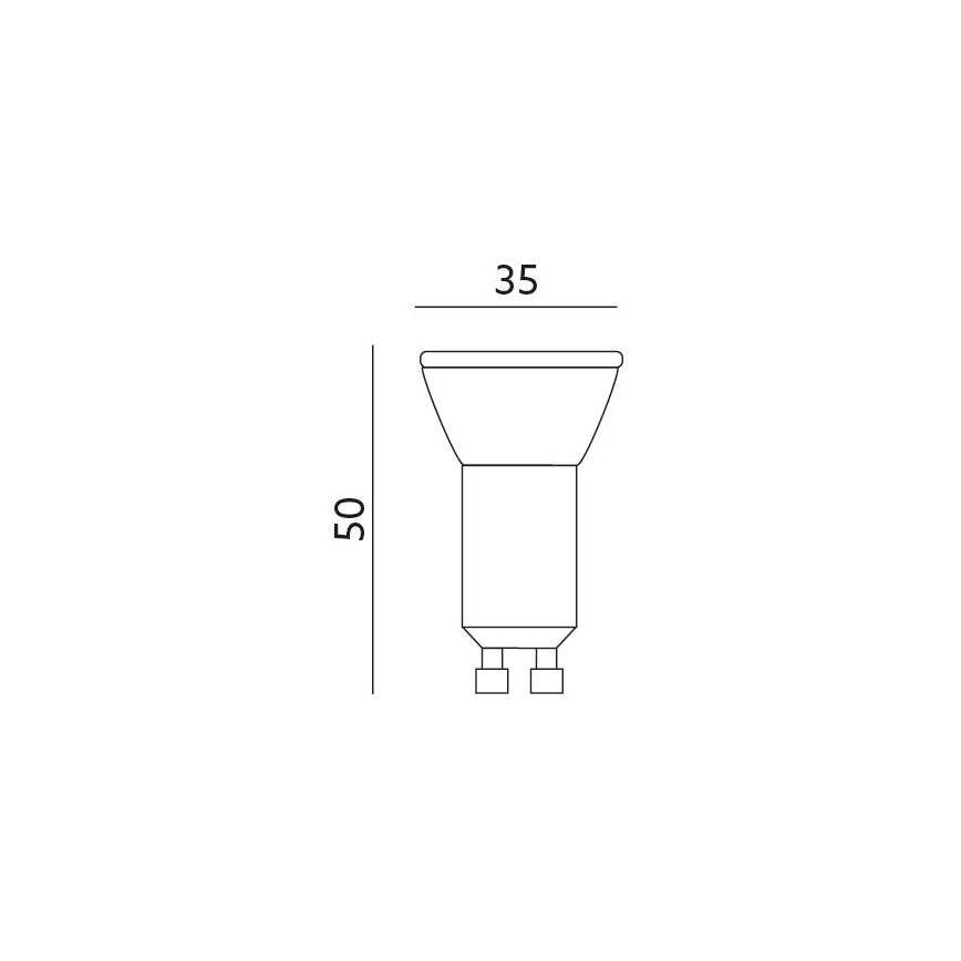 LED Žiarovka GU10-MR11/4W/230V 4000K