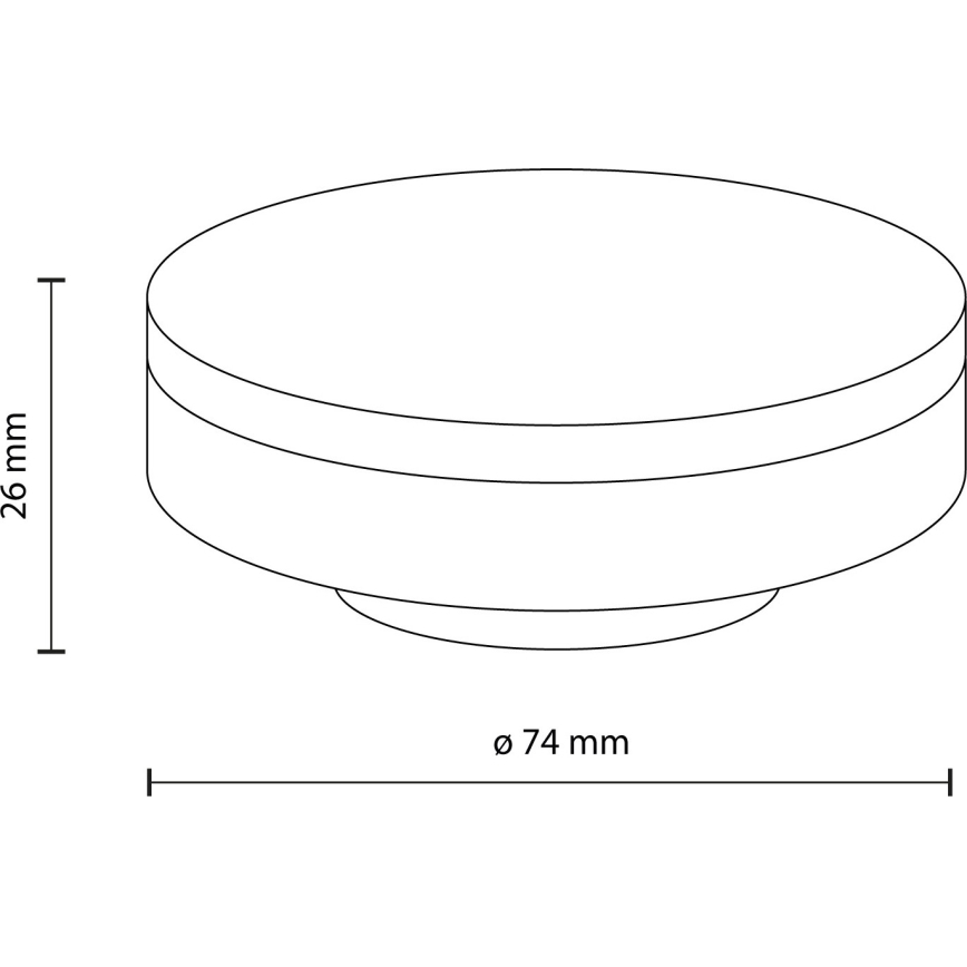 LED Žiarovka GX53/8W/230V 3000K
