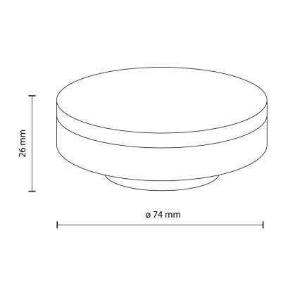 LED Žiarovka GX53/8W/230V 4000K