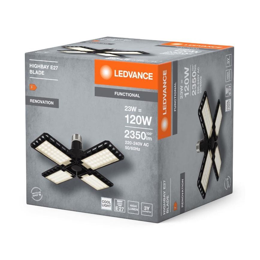 LED Žiarovka HIGHBAY E27/23W/230V 4000K - Ledvance