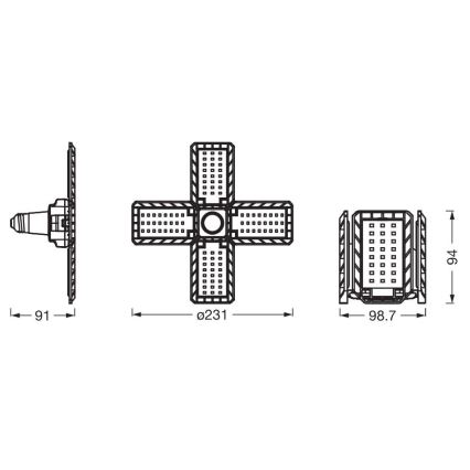 LED Žiarovka HIGHBAY E27/23W/230V 4000K - Ledvance