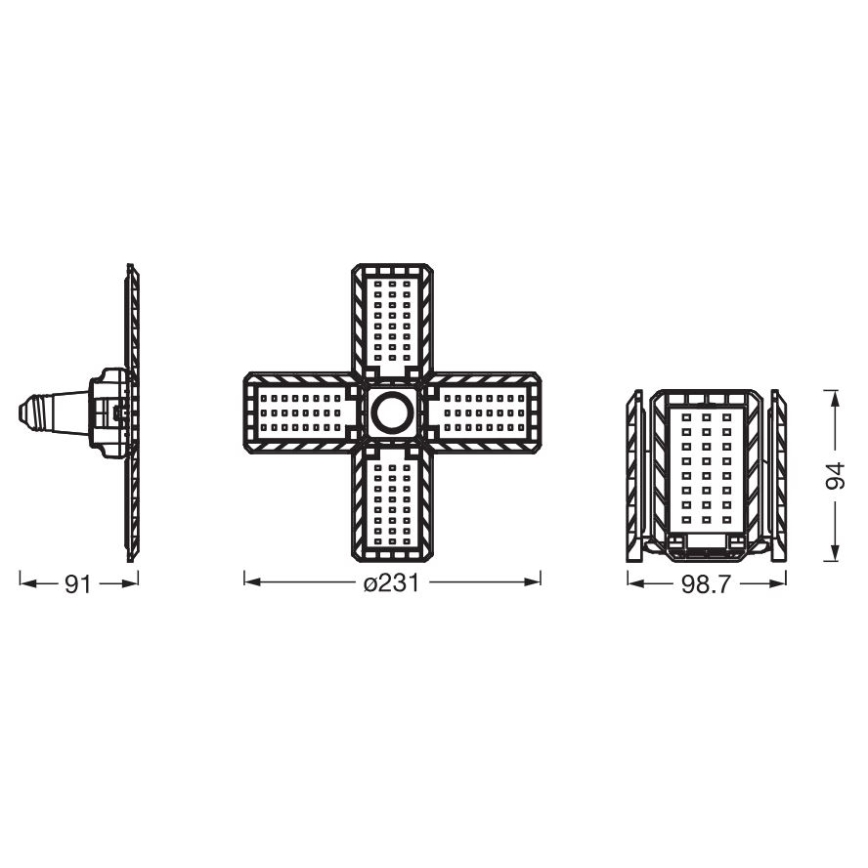 LED Žiarovka HIGHBAY E27/23W/230V 4000K - Ledvance