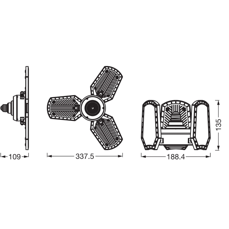 LED žiarovka HIGHBAY E27/40W/230V 4000K - Osram