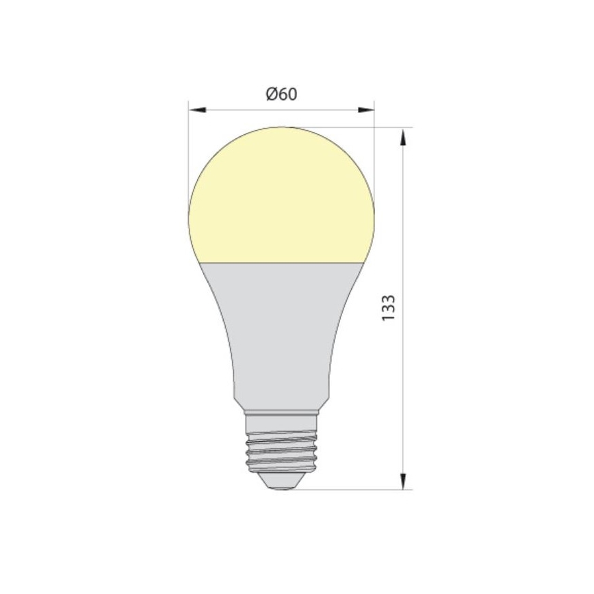 LED Žiarovka LEDSTAR ECO A65 E27/20W/230V 4000K