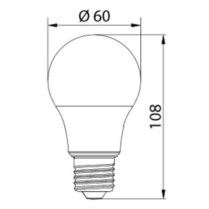 LED Žiarovka LEDSTAR ECO E27/10W/230V 4000K