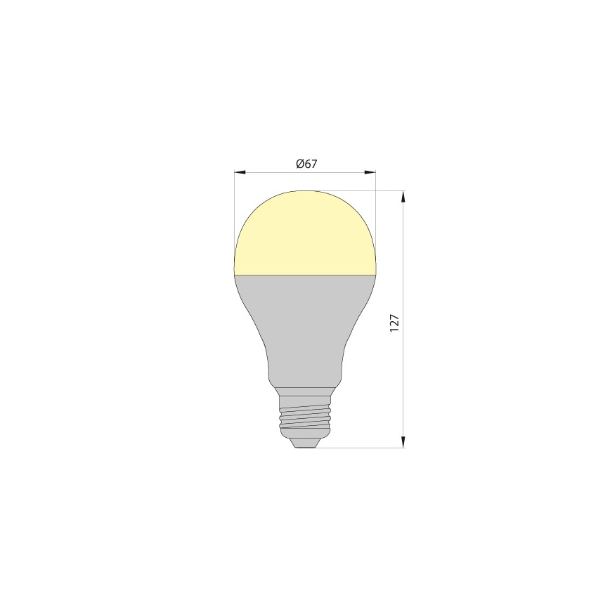 LED Žiarovka LEDSTAR ECO E27/12W/230V