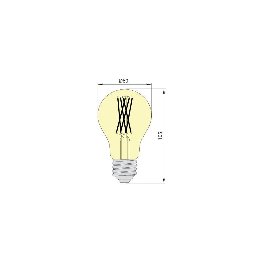 LED Žiarovka LEDSTAR VINTAGE E27/10W/230V 3000K
