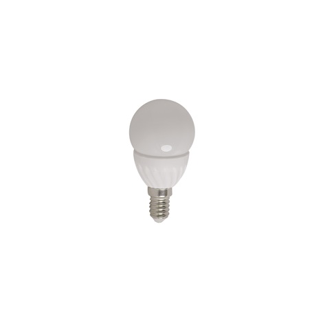LED žiarovka mini GLOBE E14/3,5W studená biela