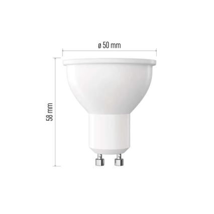 LED žiarovka MR16 GU10/7W/230V 4000K