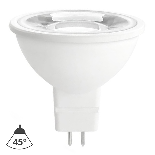 LED Žiarovka MR16 GU5,3/4W/12V 4000K 45° biela