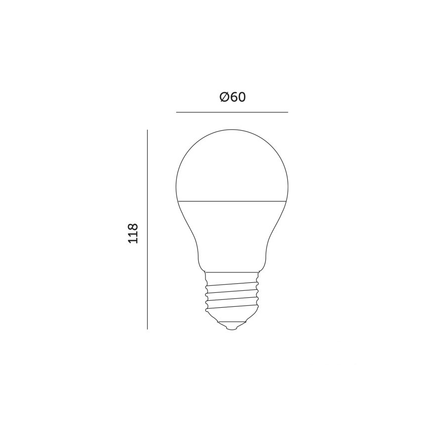 LED Žiarovka na rast rastlín PLANTY E27/11W/230V 1200K biela
