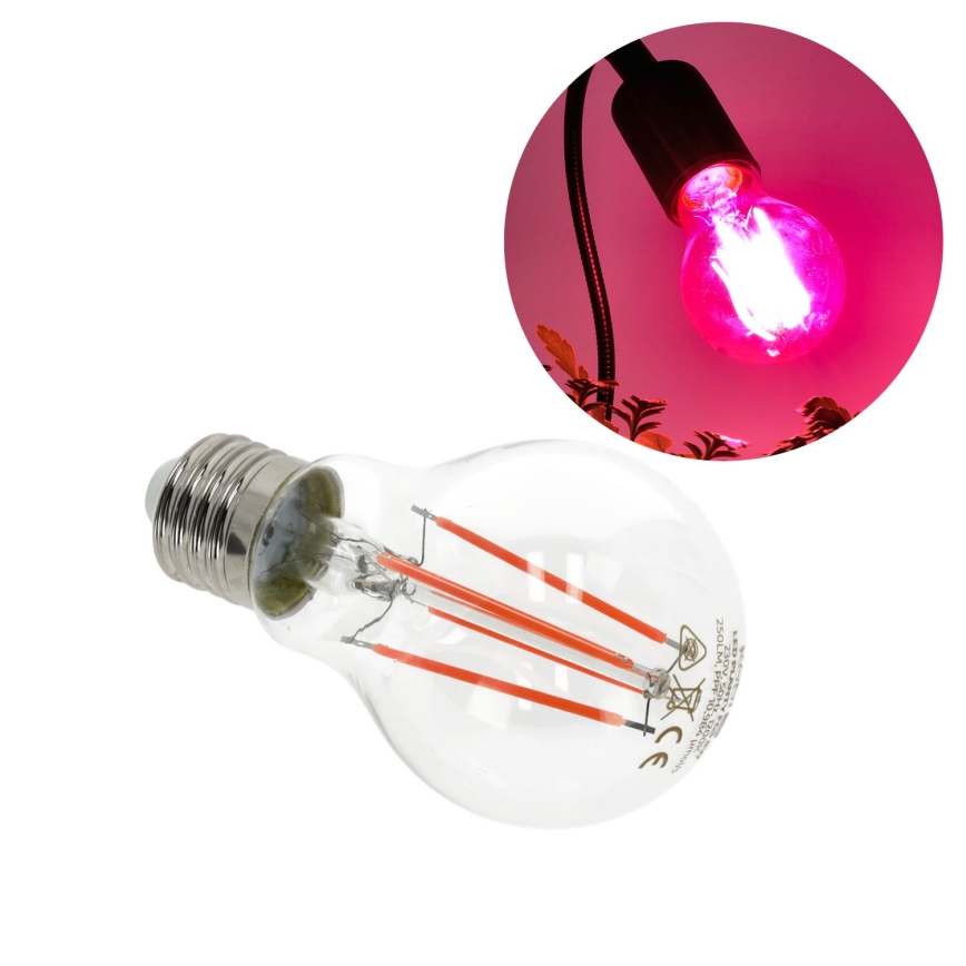 LED Žiarovka na rast rastlín VITABLOOM E27/8W/230V 1200K - Brilagi