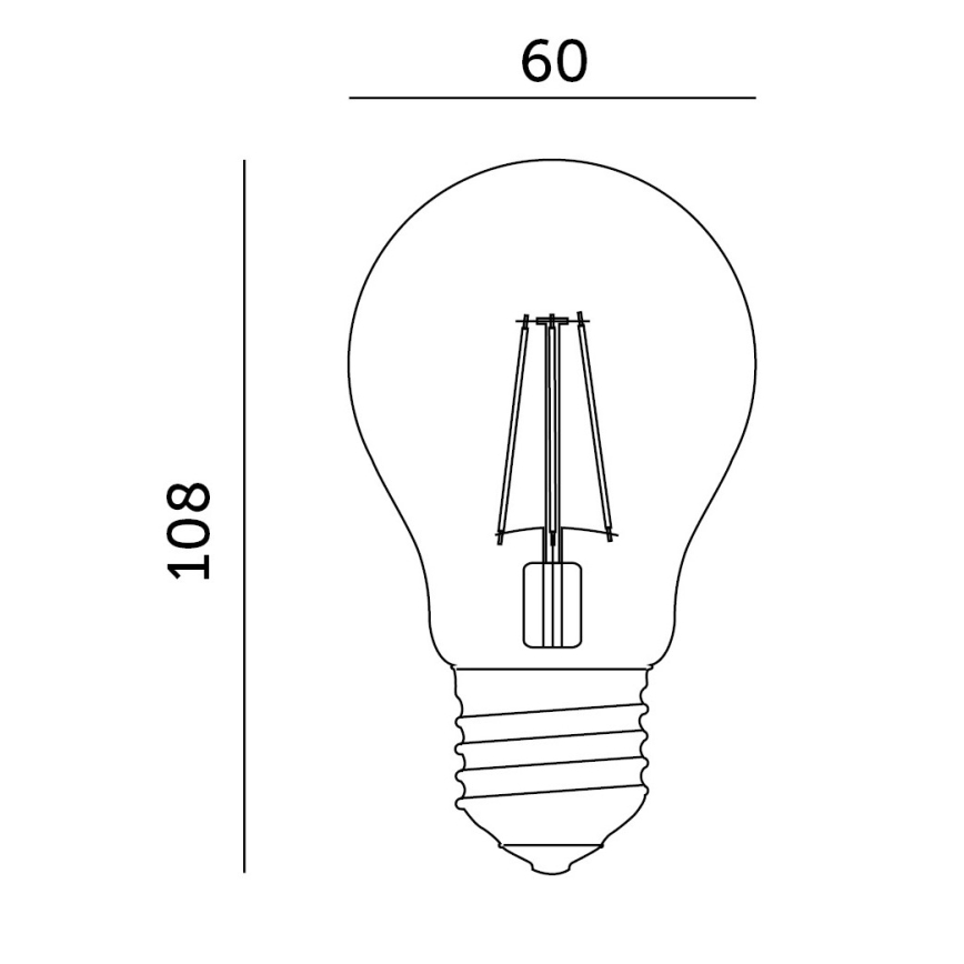 LED Žiarovka na rast rastlín VITABLOOM E27/8W/230V 1200K - Brilagi