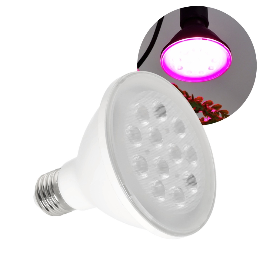 LED Žiarovka na rast rastlín VITABLOOM E27/9W/230V 1200K biela - Brilagi