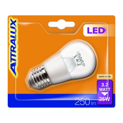 LED Žiarovka P45 E27/3,2W/230V - Attralux