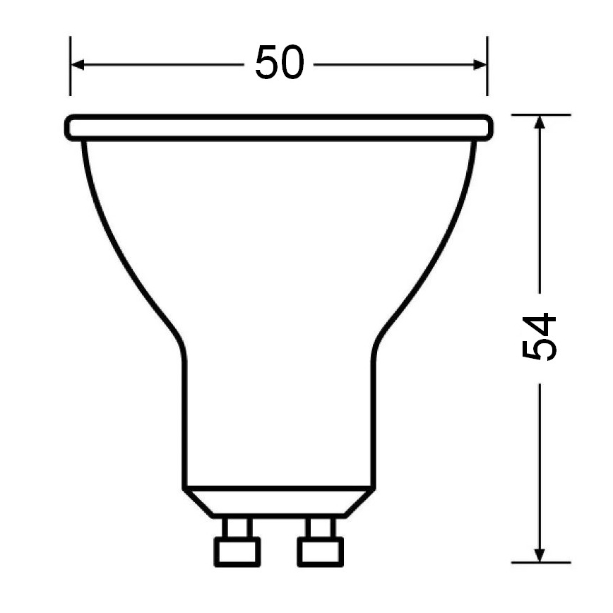 LED Žiarovka PAR16 GU10/6,9W/230V 4000K