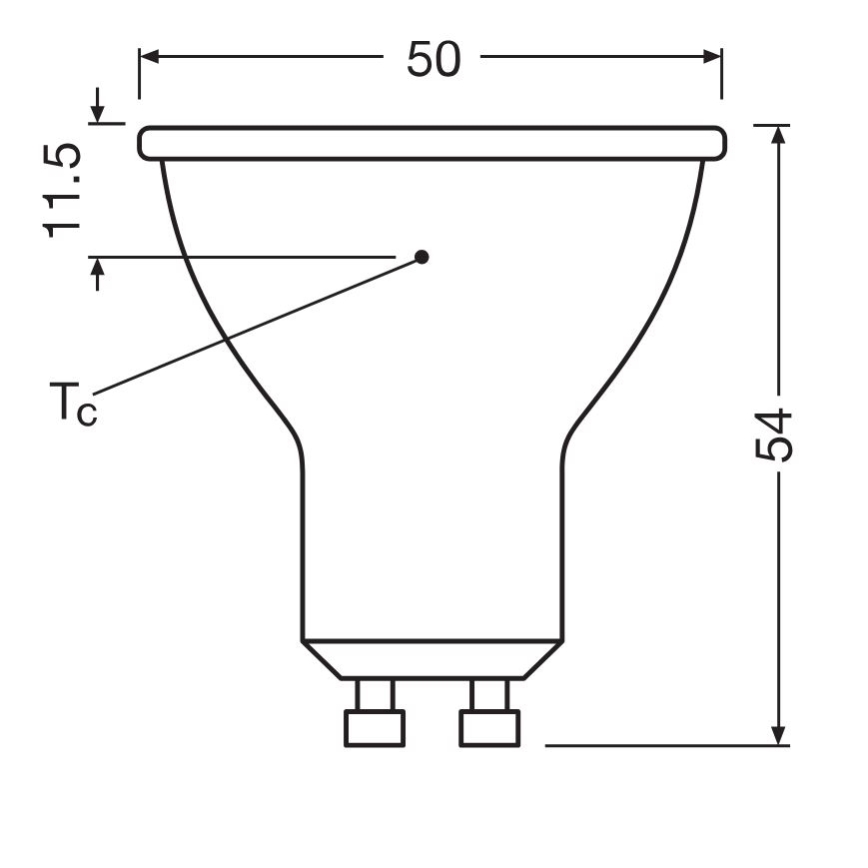 LED Žiarovka PAR16 GU10/6,9W/230V 6500K - Osram