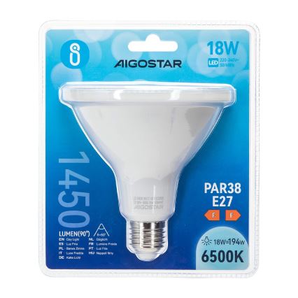 LED Žiarovka PAR38 E27/18W/230V 6500K - Aigostar