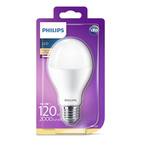 LED Žiarovka Philips A67 E27/18,5W/230V 2700K