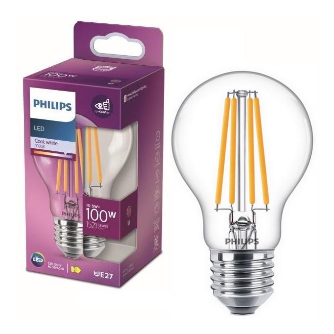 LED Žiarovka Philips E27/10,5W/230V 4000K