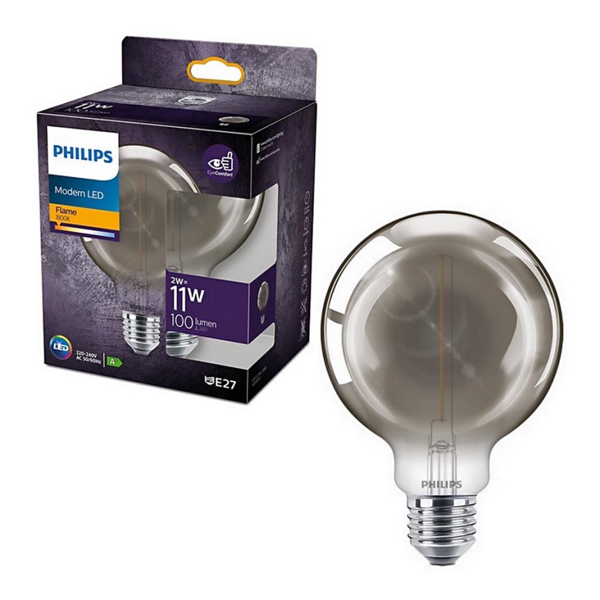 LED Žiarovka Philips E27/2W/230V 1800K