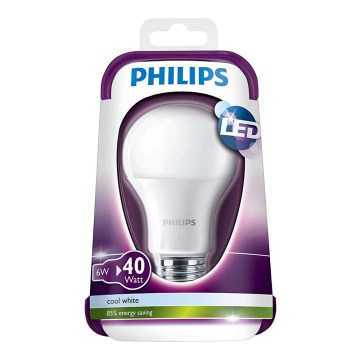 LED Žiarovka Philips E27/6W/230V LED Žiarovka Philips E27/6W/230V