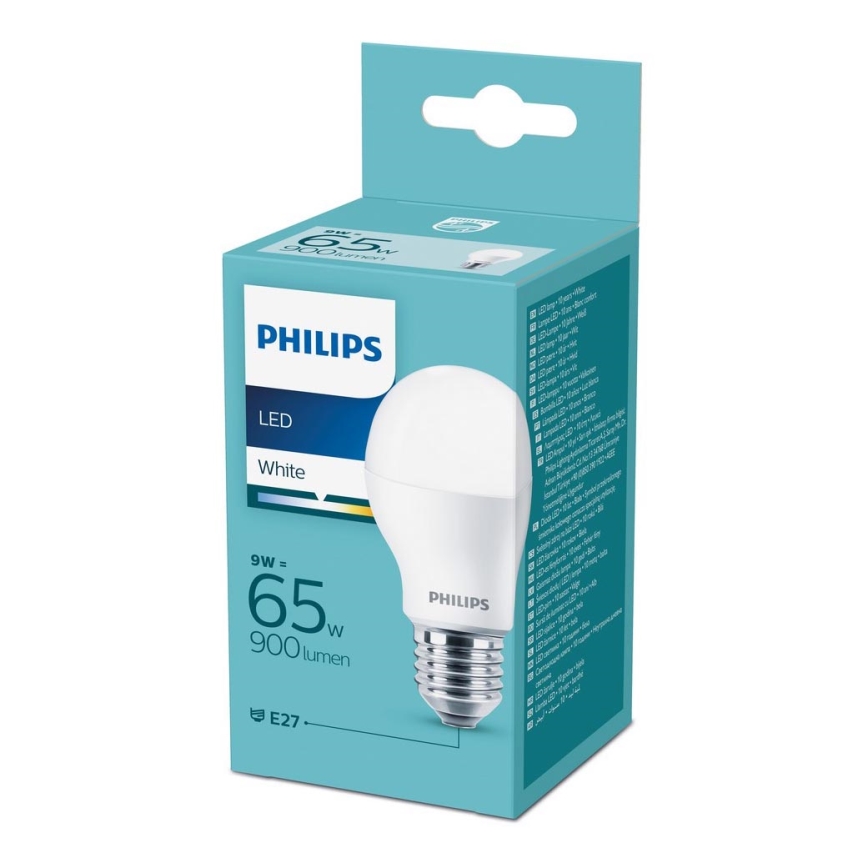 LED Žiarovka Philips E27/9W/230V 3000K