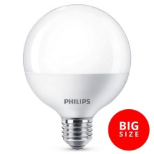 LED Žiarovka Philips G95 E27/8,5W/230V 6500K