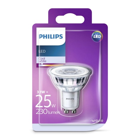 LED Žiarovka Philips GU10/3W/230V 4000K