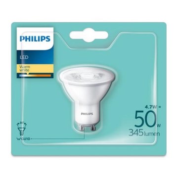 LED Žiarovka Philips GU10/4,7W/230V 2700K