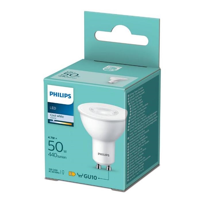 LED Žiarovka Philips GU10/4,7W/230V 4000K