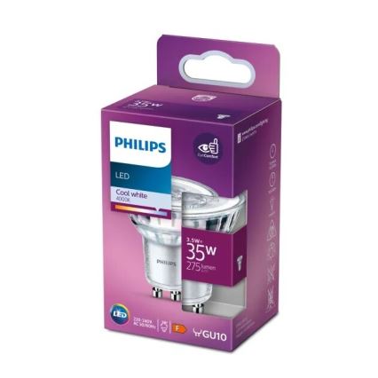 LED Žiarovka Philips PAR16 GU10/3,5W/230V 4000K
