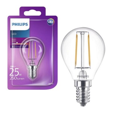 LED Žiarovka Philips VINTAGE E14/2W/230V 2700K