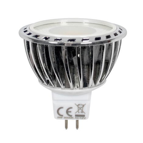 LED Žiarovka PREMIUM GU5,3/MR16/5W/12V 3000K