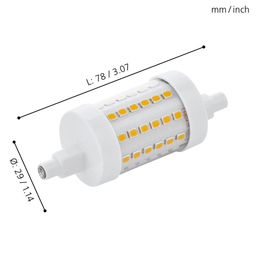 LED Žiarovka R7S/7W/230V 2700K 78 mm - Eglo 11829